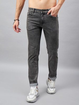 STUDIO NEXX Tapered Fit Men Grey Jeans