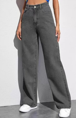 VBEAUTI Regular Women Dark Grey Jeans