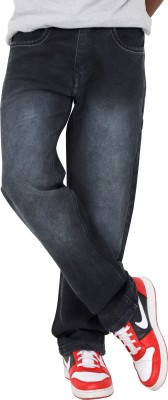 RileyRush Relaxed Fit Men Black Jeans