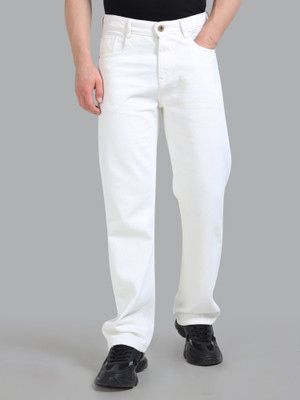 Paul Street Relaxed Fit Men White Jeans