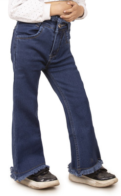 CKUSH Boot-Leg Girls Blue Jeans