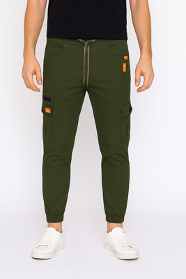 Kailash Jogger Fit Men Dark Green Jeans