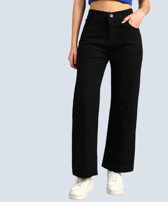 MegaValue Loose Fit Women Black Jeans