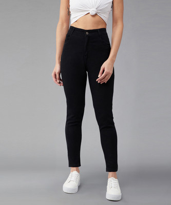 Miss Chase Skinny Women Black Jeans
