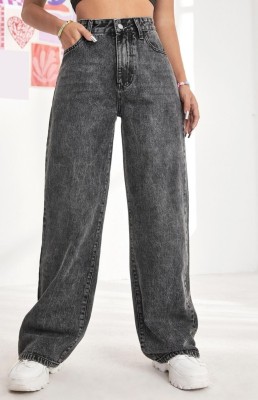 Ann Springs Flared Women Grey Jeans