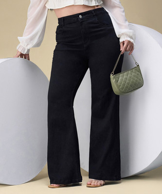 Miss Chase Relaxed Fit Women Black Jeans