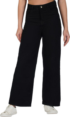 CKUSH Boyfriend Women Black Jeans