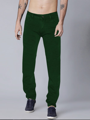 JUST BLACK Slim Men Dark Green Jeans