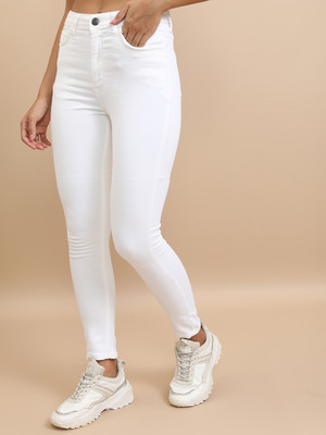 Tokyo Talkies Skinny Women White Jeans