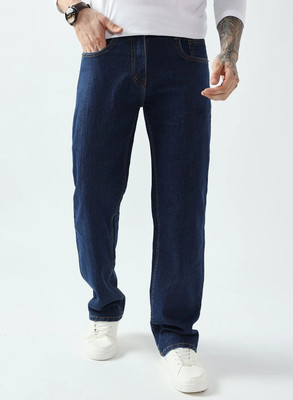 DENIM LOOK Relaxed Fit Men Dark Blue Jeans