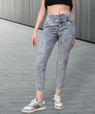 Coutume Collections Boot-Leg Women Grey Jeans