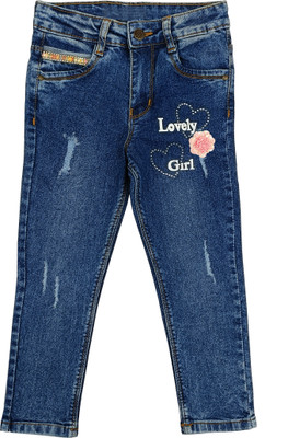 Ywee Slim Girls Dark Blue Jeans