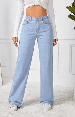 M MODDY Straight Fit Straight Fit Women Light Blue Jeans