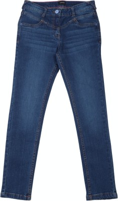 Allen Solly Slim Girls Dark Blue Jeans