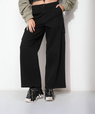 Tokyo Talkies Boot-Leg Women Black Jeans