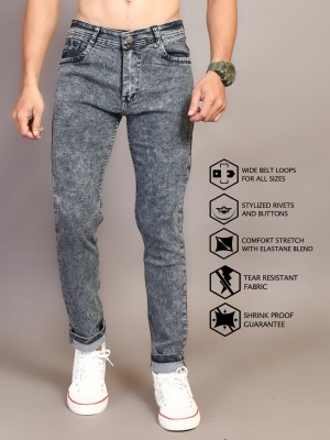 RASSO Slim Men Grey Jeans