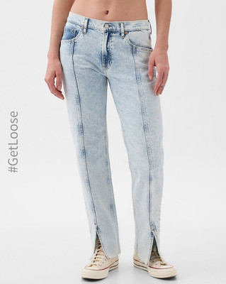GAP Relaxed Fit Women Light Blue Jeans