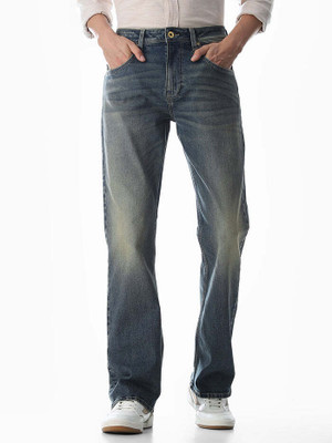 Muft Slim Men Dark Blue Jeans