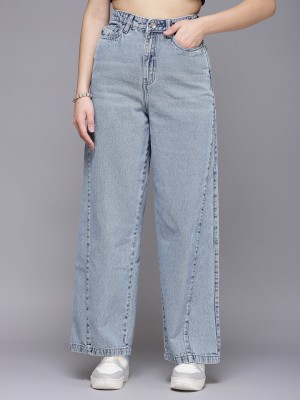 Cosmic Trio Flared Women Light Blue Jeans