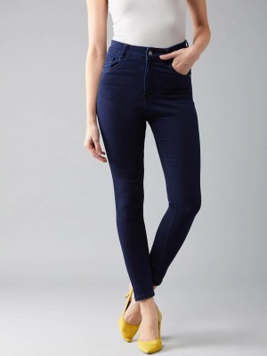 German Club Skinny Women Blue Jeans