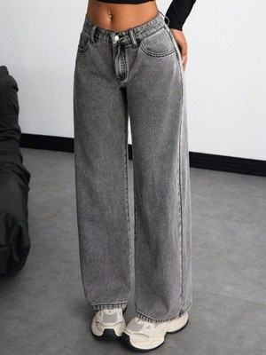 LTA Straight Fit Women Grey Jeans