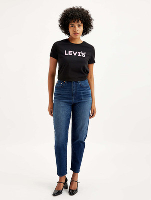 LEVI'S Tapered Fit Women Blue Jeans