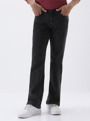 Urbano Boot-Leg Men Black Jeans