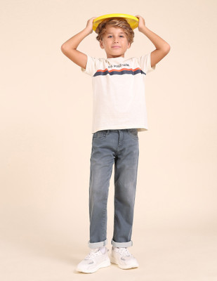 U.S. POLO ASSN. Relaxed Fit Boys Grey Jeans