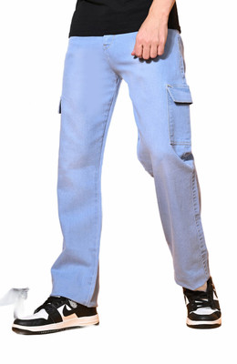 comfits Loose Fit Men Light Blue Jeans