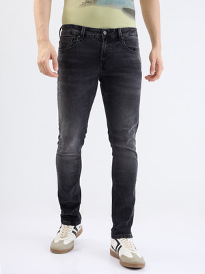 Spykar Slim Men Black Jeans