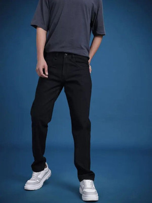 PE GENZ TRENDS Boyfriend Men Black Jeans