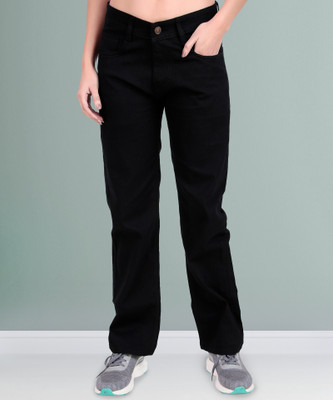 DenimStory Straight Fit Women Black Jeans