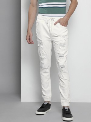 The Indian Garage Co. Slim Men White Jeans