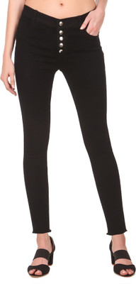 METRONAUT Slim Women Black Jeans