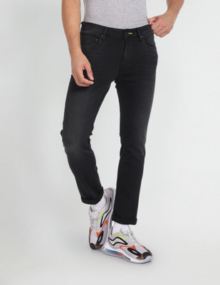 FLYING MACHINE Tapered Fit Men Black Jeans