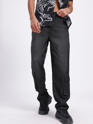 Glitchez Men Black Jeans