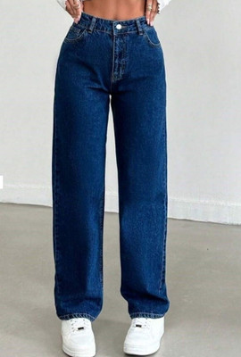 MGWCOLLECTION Straight Fit Women Blue Jeans