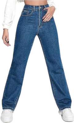 FASHION 800 Straight Fit Women Dark Blue Jeans