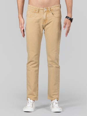 Gabon Skinny Men Beige Jeans