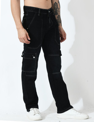 styhub Regular Men Black Jeans