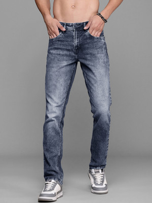 fineblu Slim Men Grey Jeans