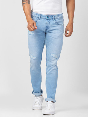 Spykar Slim Men Light Blue Jeans