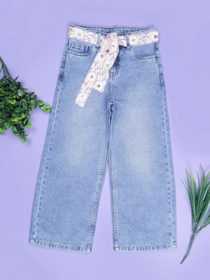 V-MART Regular Girls Light Blue Jeans