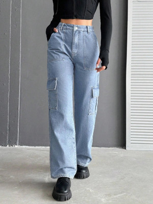 WW DENIM Regular Women Light Blue Jeans