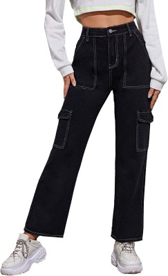 ic fashion Boyfriend Women Black Jeans