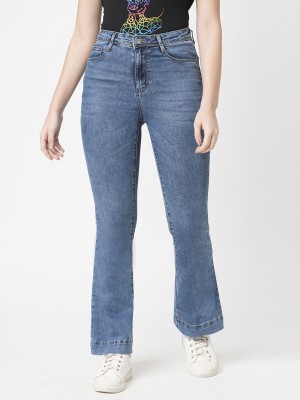 Kraus Jeans Flared Women Blue Jeans