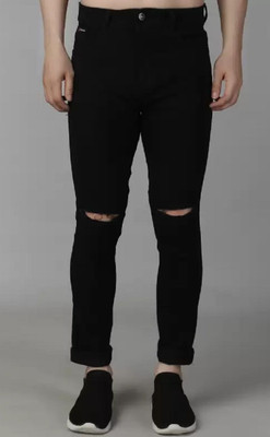LUMINOIRE Slim Men Black Jeans