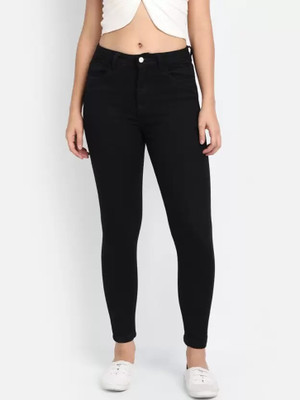 mevan Slim Women Black Jeans