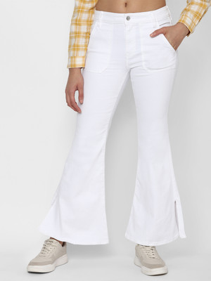 American Eagle Outfitters Flared Women White Jeans