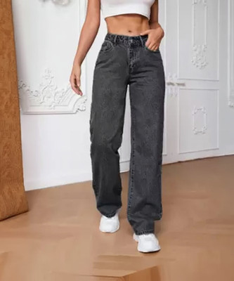 Nalaka Loose Fit Women Grey Jeans